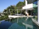 luxury villa with infinity pool