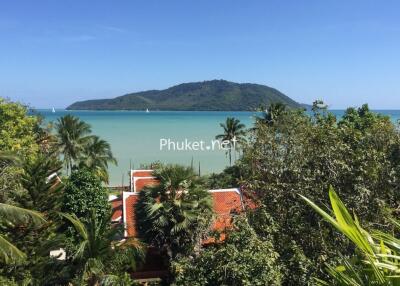 Scenic view of the sea from the property