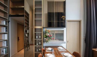 Modern kitchen and dining area