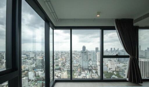 City view from a high-rise apartment