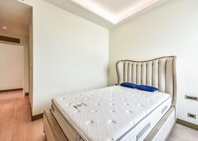 Bedroom with bed and cozy lighting