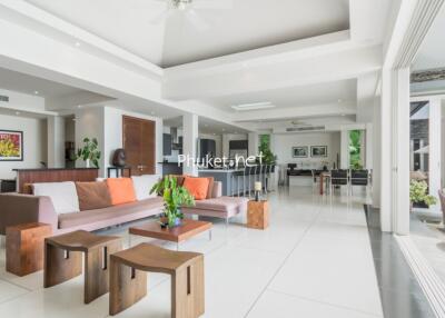 Spacious and modern living area with ample natural light