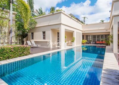 Modern house with outdoor pool