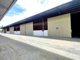 Exterior view of storage or industrial units