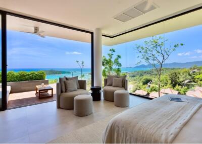 Luxury Villa in this 12-bedroos sea-view pool villa in Koh Samui