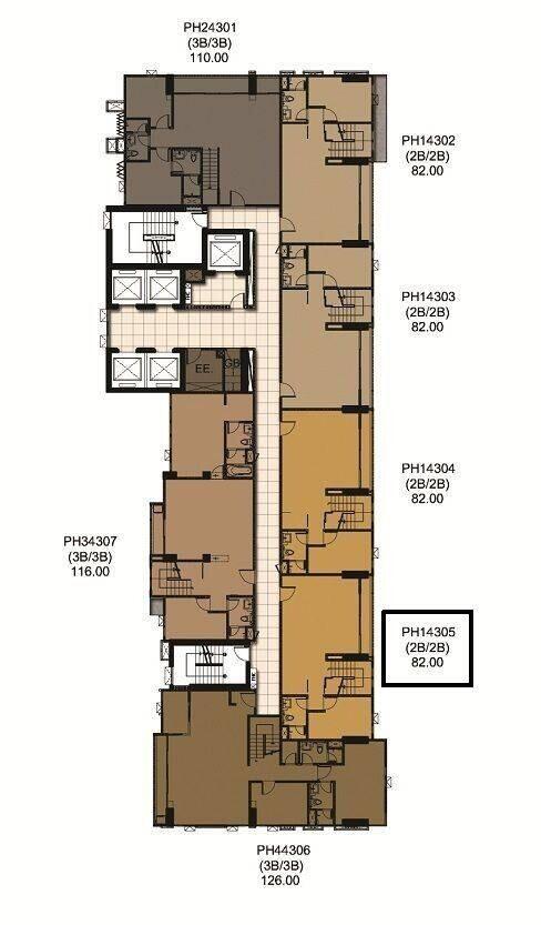 3-BR Condo at C Ekkamai near ARL Ramkhamhaeng