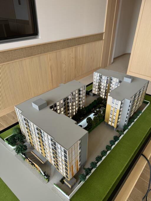 Model of a residential building complex