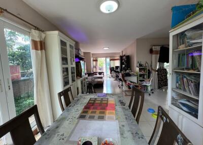 Dining area with view towards living room