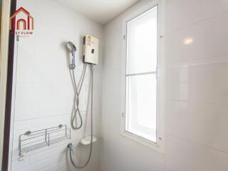 Shower area with window