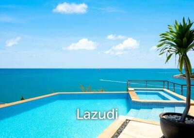 Beachside 4+1 Bed Villa with Panoramic Close Sea View