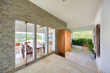 Sea and mountain view villa for sale Koh Samui