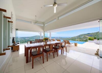 Sea and mountain view villa for sale Koh Samui