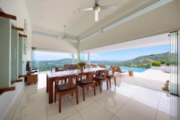 Sea and mountain view villa for sale Koh Samui