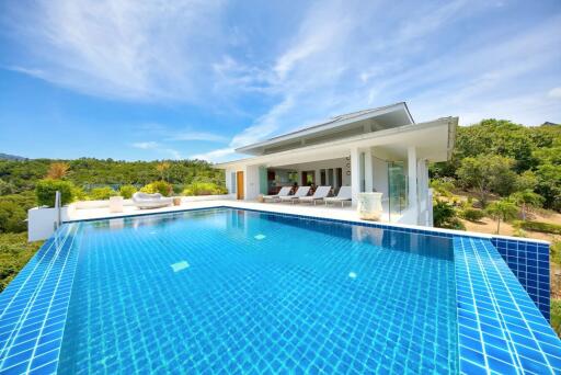 Sea and mountain view villa for sale Koh Samui