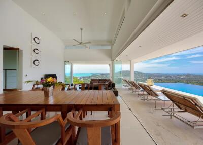 Sea and mountain view villa for sale Koh Samui