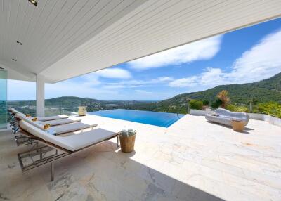 Sea and mountain view villa for sale Koh Samui