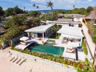 BALINESE BEACHFRONT VILLA, PLAI LAEM, KOH SAMUI