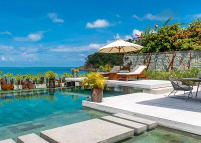 BALINESE BEACHFRONT VILLA, PLAI LAEM, KOH SAMUI