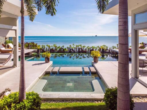 BALINESE BEACHFRONT VILLA, PLAI LAEM, KOH SAMUI