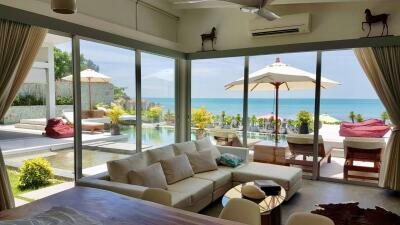 BALINESE BEACHFRONT VILLA, PLAI LAEM, KOH SAMUI