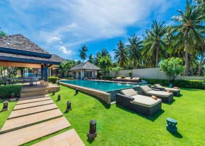 AMAZING SUNSET BEACHFRONT VILLA IN TALING NGAM