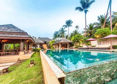 AMAZING SUNSET BEACHFRONT VILLA IN TALING NGAM