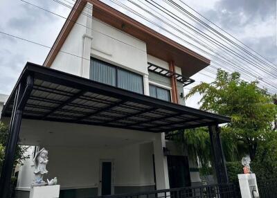 For Rent Bangkok Single House Pruksa WE/2 Onnut Praram9 Chaloem Phrakiat Ratchakan Thi 9 Prawet