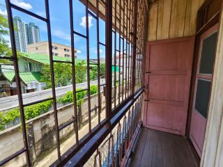 Balcony view with neighboring buildings