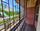 Balcony view with neighboring buildings