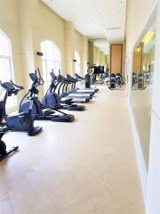 Modern gym with cardio machines