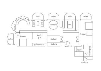 Floor plan of the property showing various rooms and spaces