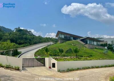 Extraordinary Samui Seaview Villa in Prime Location