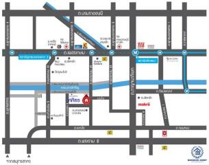 Location map showing the surrounding area and places of interest