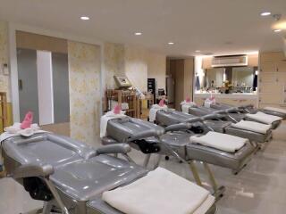 Spacious medical or beauty facility with multiple treatment chairs