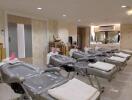 Spacious medical or beauty facility with multiple treatment chairs