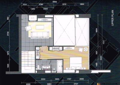 เดอะ ริเวอร์ BTS สะพานตากสิน 2 ห้องนอน 2 ห้องน้ำ  C2406190305