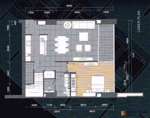 เดอะ ริเวอร์ BTS สะพานตากสิน 2 ห้องนอน 2 ห้องน้ำ  C2406190305