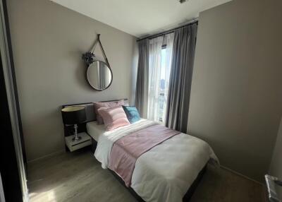 Modern bedroom with natural light