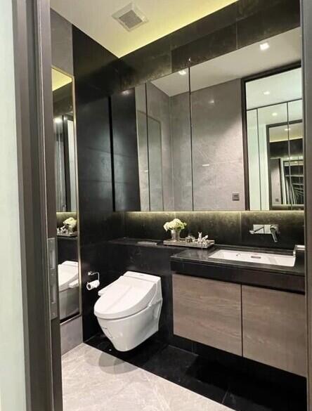 Modern bathroom with sleek design