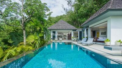 Outdoor area with pool