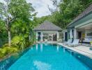 Outdoor area with pool