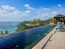 Infinity pool with ocean view