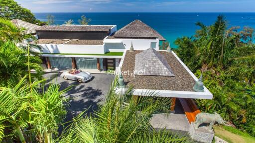 Exterior view of a luxury property with ocean view