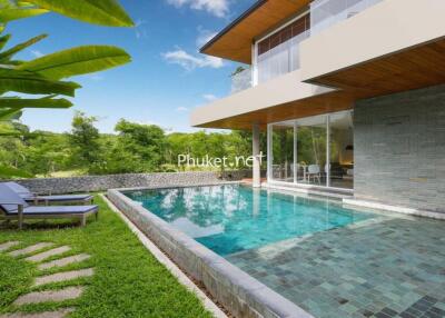 Luxury villa with private pool and patio