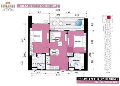 Room Type 3 Floor Plan