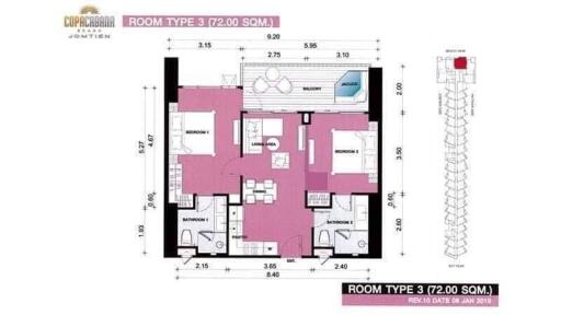 Room Type 3 Floor Plan