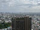 High-rise building with a cityscape view