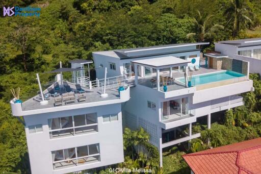 Exceptional 5-Bedroom Samui Sea-view Villa at Bo Phut