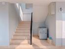 Laundry area in a modern home