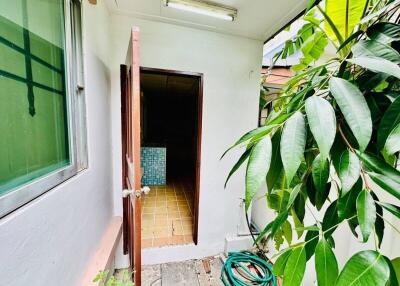 Entryway to residential building